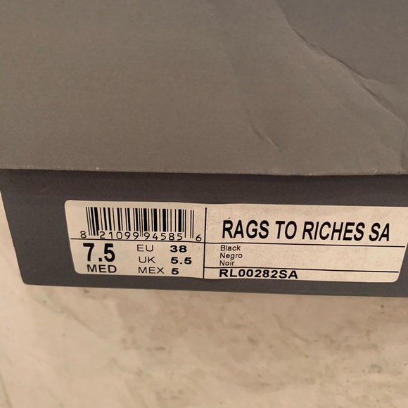 Kenneth Cole Reaction Black Heels Size 7.5 womens - Picture 5 of 6